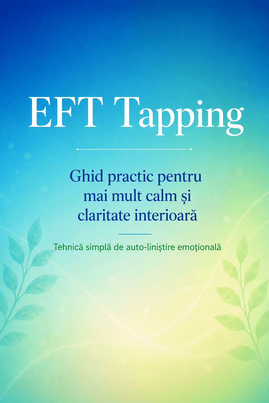 Ghid practic EFT Tapping pentru calm și claritate interioară.